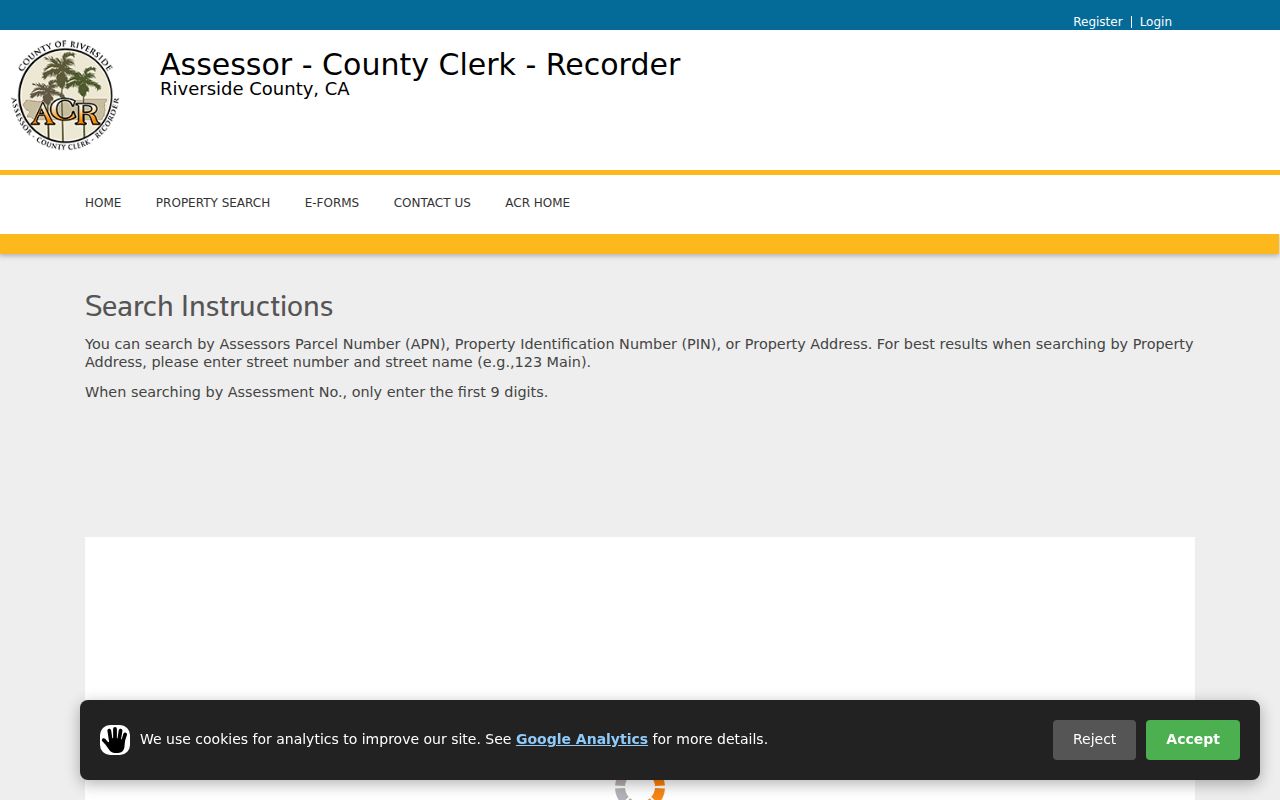 Beaumont residents directory Riverside County property search