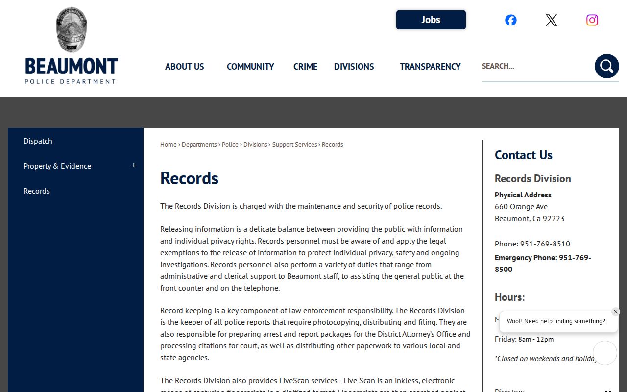 Beaumont neighbors Beaumont Police records request